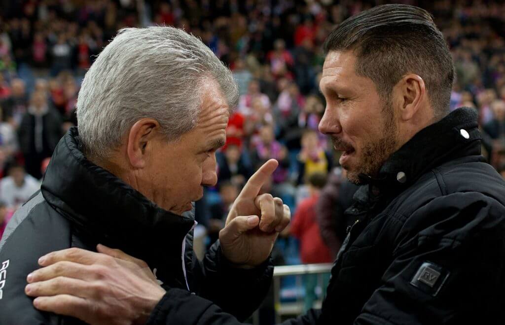 Javier Aguirre y Diego Simeone