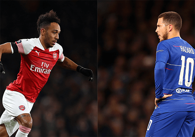 Final Europa League: Análisis de Hazard y Aubameyang