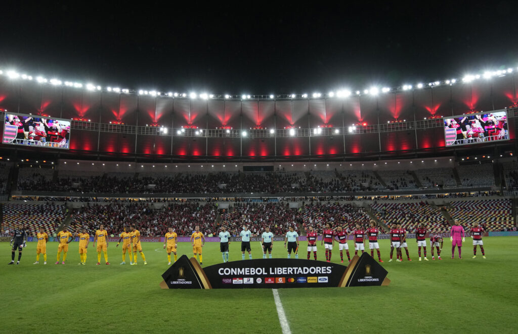 Barcelona SC de Ecuador antes de medirse con Flamengo en la semifinal de la Copa Libertadores