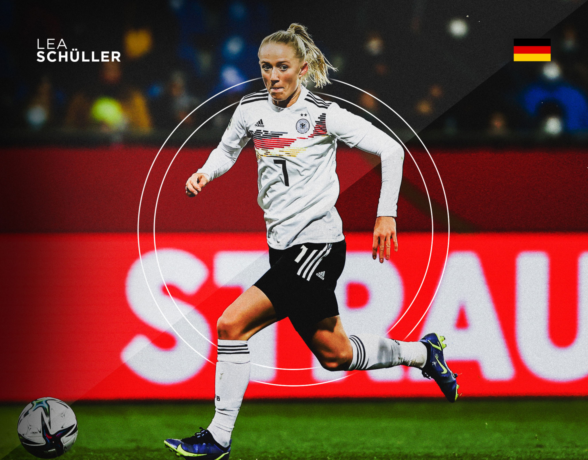 Lea Schüller de Alemania en la Eurocopa Femenina 2022