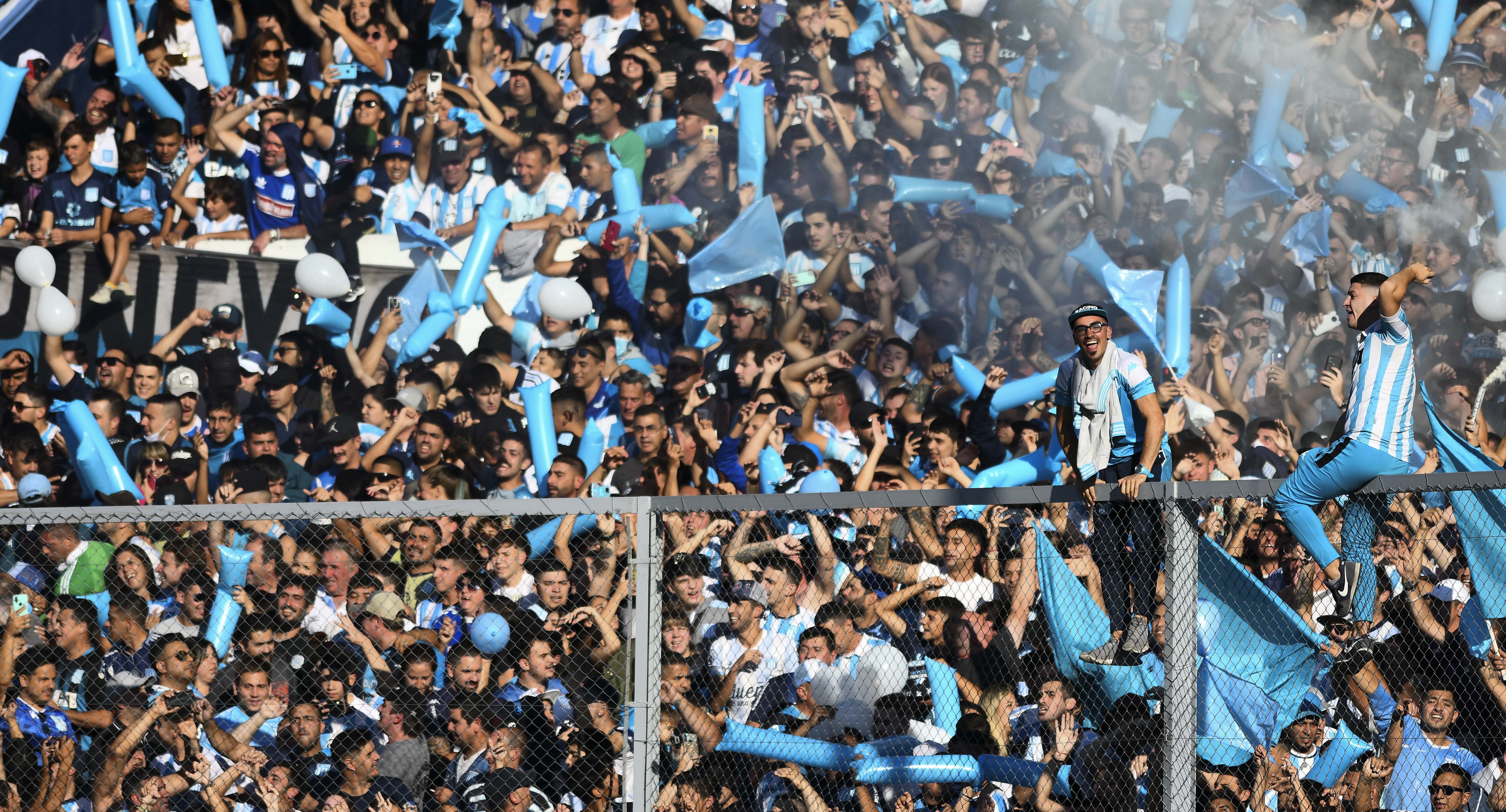 La afición de Racing Club es el alma del equipo, uno de los grandes clásicos de Argentina. Rodrigo Valle/Getty Images