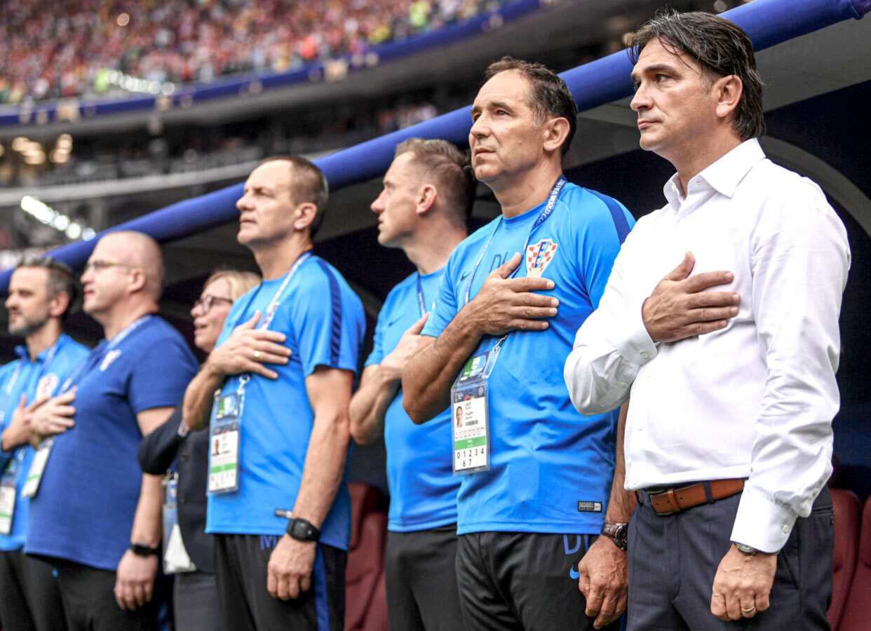 Dalic señala el valor de su cuerpo técnico en la dirección de la selección de Croacia. Laurence Griffiths/Getty Images