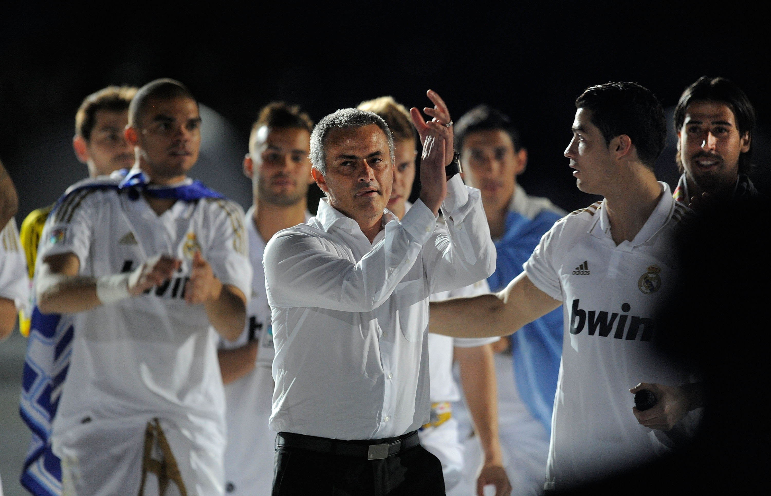 Mourinho, de 2010 a 2013 en el Real Madrid, conquistó la Liga de los 100 puntos. Denis Doyle/Getty Images