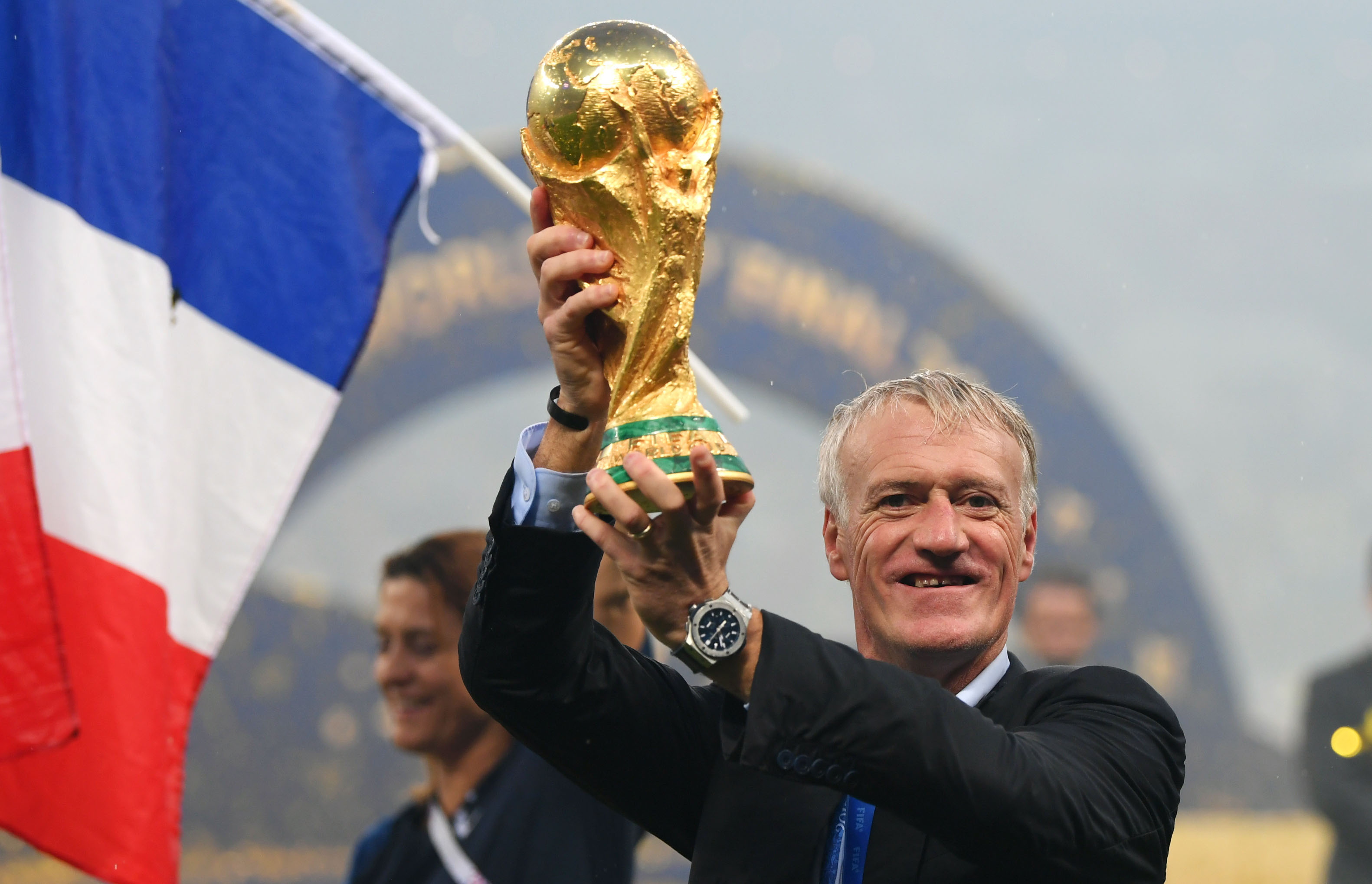 Campeón del mundo como jugador en 1998, Didier Deschamps conquistó también el Mundial como entrenador de Francia en 2018. Shaun Botterill/Getty Images