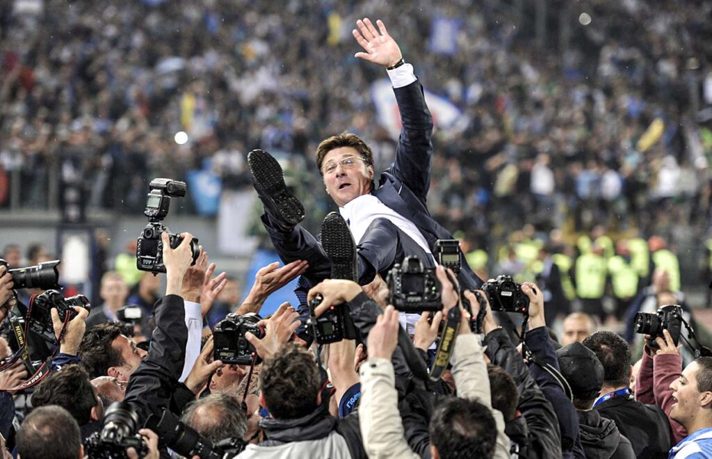Walter Mazzarri celebrando