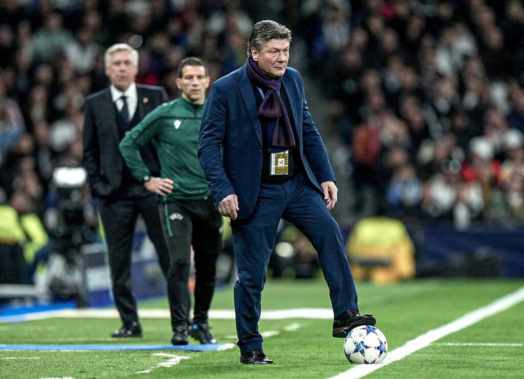 Walter Mazzarri en el Bernabéu