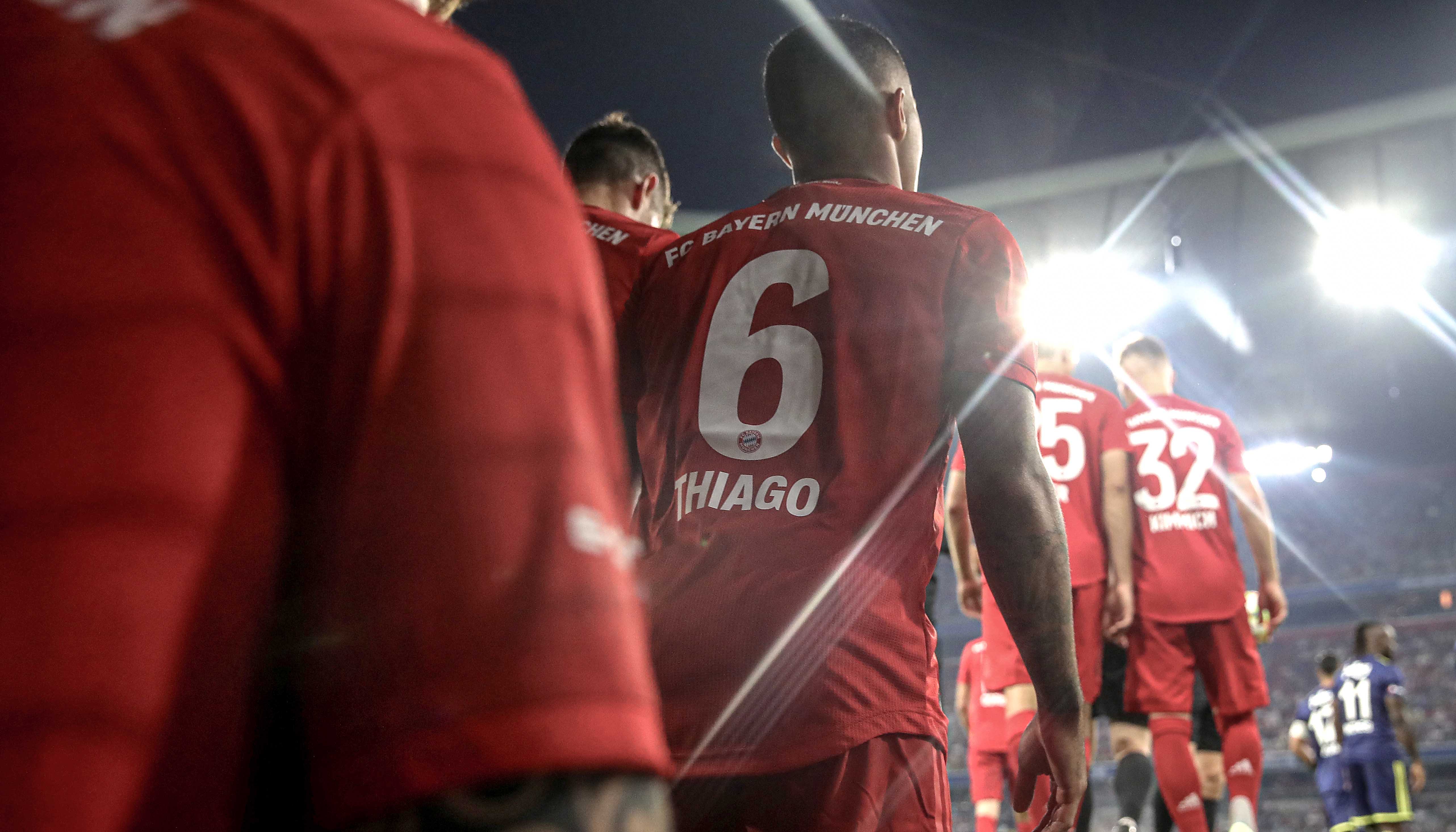 En julio de 2013, Thiago Alcántara tomó la decisión de firmar por el Bayern Múnich. En siete temporadas en Alemania, el centrocampista fue uno de los principales ejes de entrenadores como Hansi Flick, Pep Guardiola y Jupp Heynckes. Alexander Hassenstein/Getty Images para AUDI