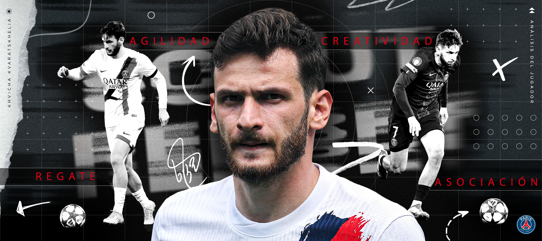 Análisis táctico: así juega Khvicha Kvaratskhelia