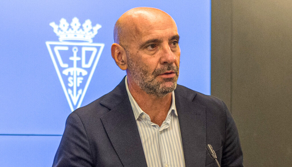 Monchi en su actual rol como presidente del Club Deportivo San Fernando