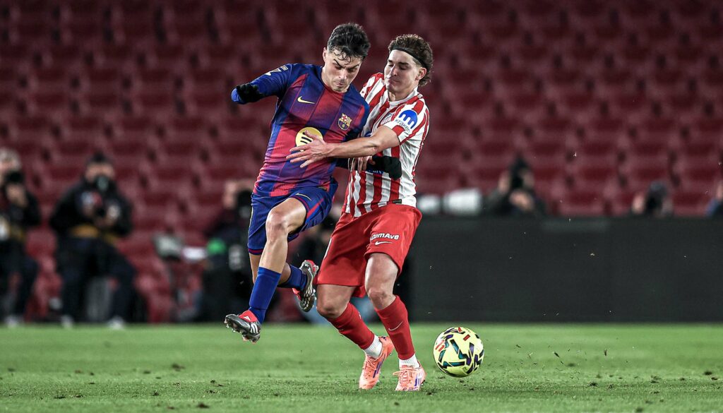 Pedri fue otro de los protagonistas del intento de remontada del Barcelona frente al Atlético