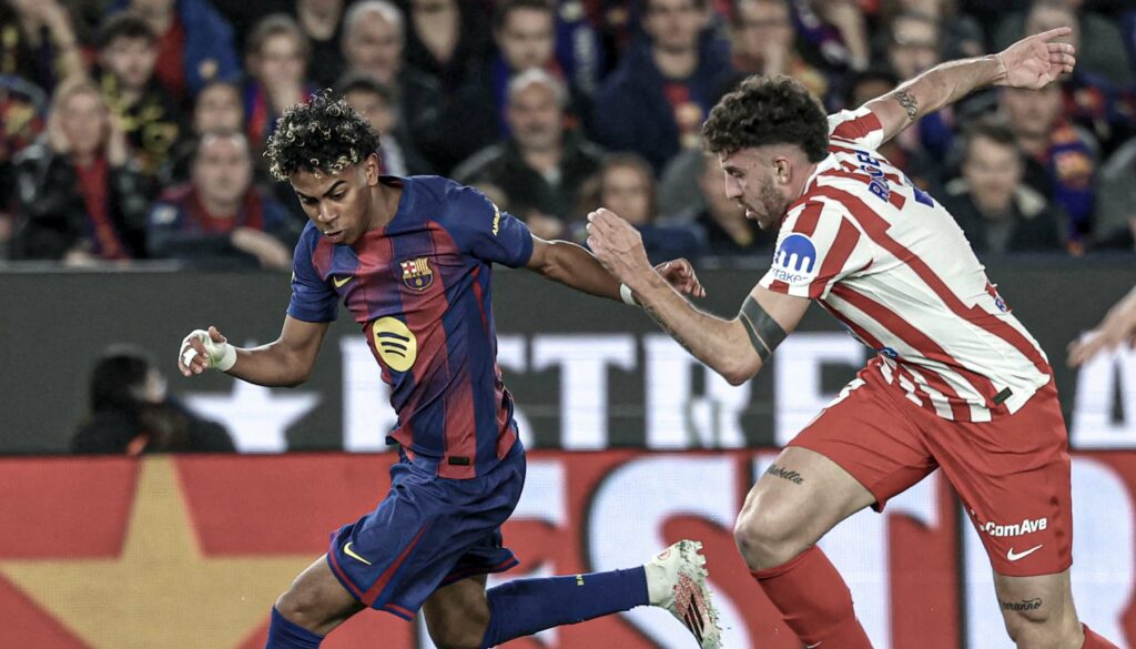 Lamine Yamal marcado por Ruggieri