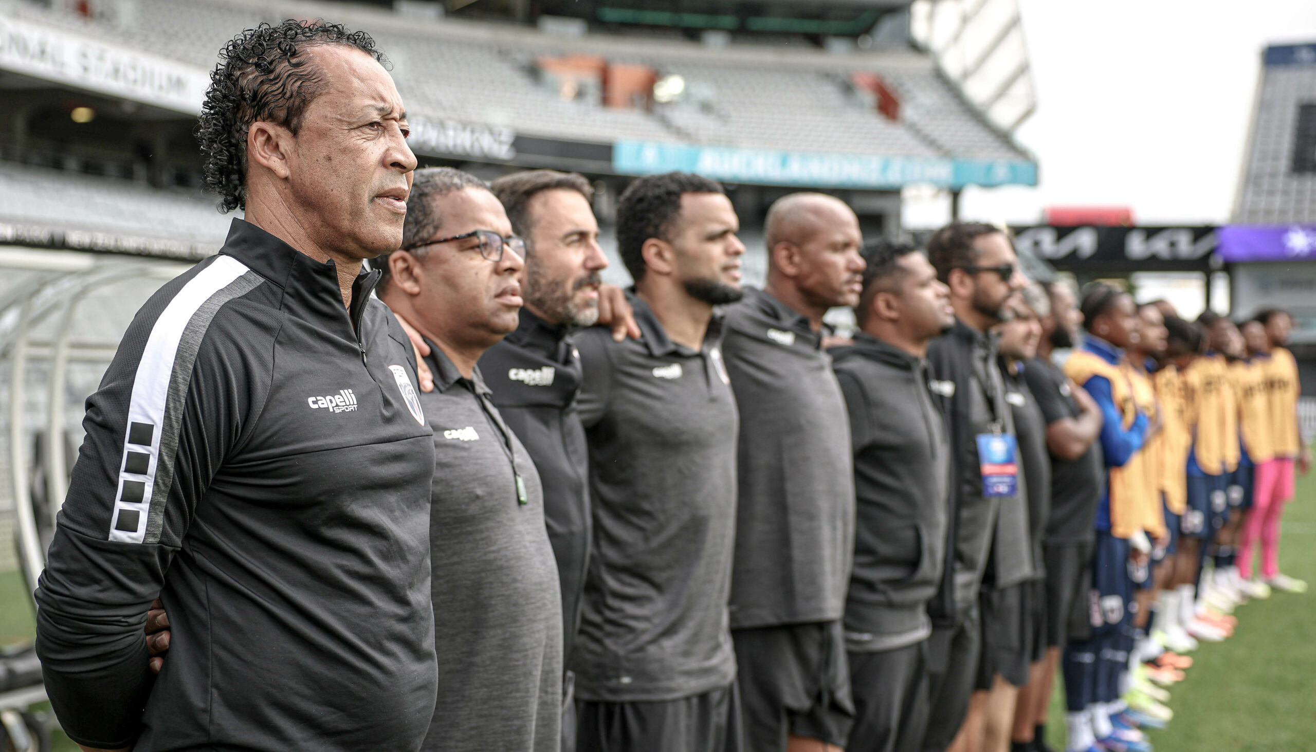 'Bubista' y el cuerpo técnico de Cabo Verde