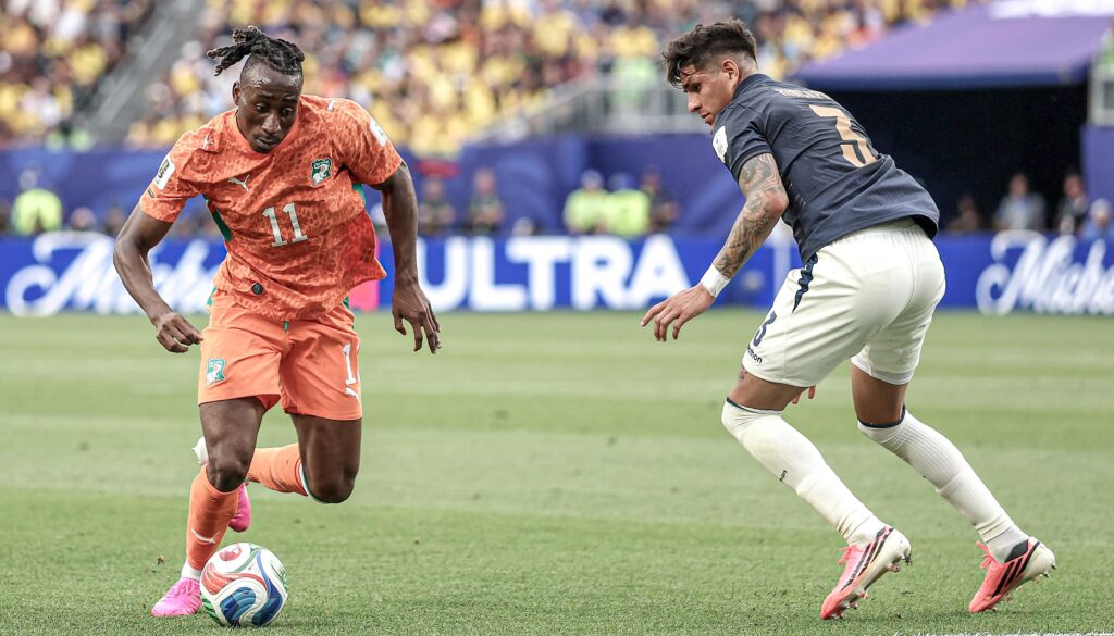 Con solo 19 años, Yan Diomande es uno de las grandes estrellas de la selección de Costa de Marfil. Getty Images