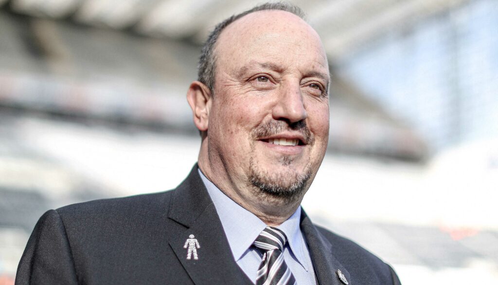 Rafa Benítez, entrenador del Newcastle de 2016 a 2019, es otra gran influencia para Ian Cathro. Ian MacNicol/Getty Images
