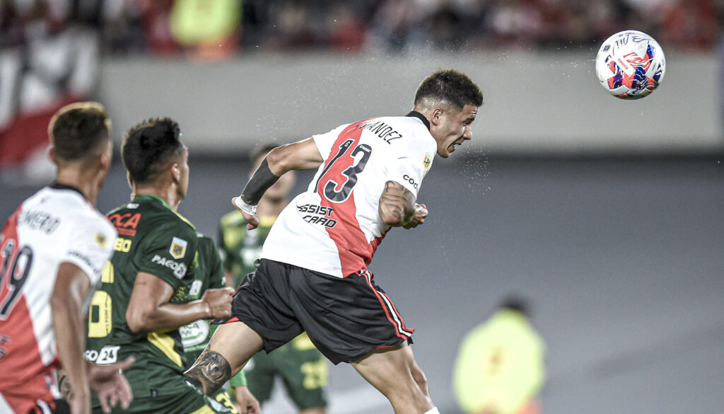 De la base a lo más alto. Enzo Fernández debutó con el primer equipo de River Plate en enero de 2019. Getty images